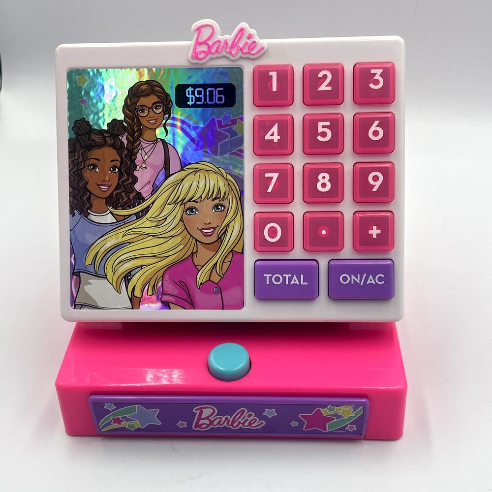 Barbie Deluxe Cash Register Toy Tested Works